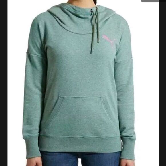 Women's Puma Refresh Hoodie sweatshirt Laurel medium - Picture 1 of 8